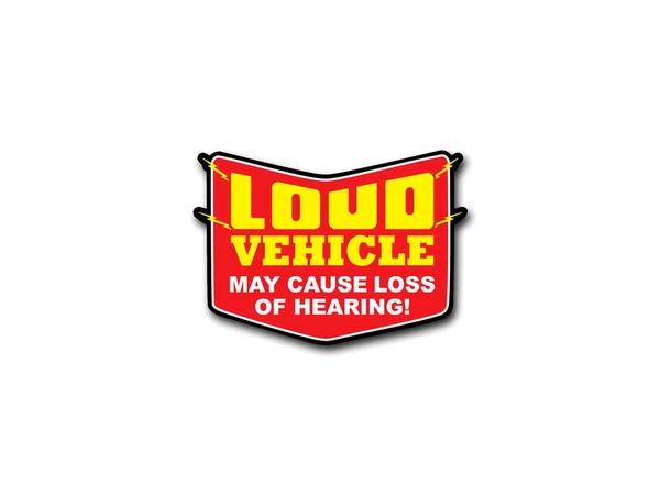 Sticker (Loud Vehicle May Cause Loss Of Hearing) 