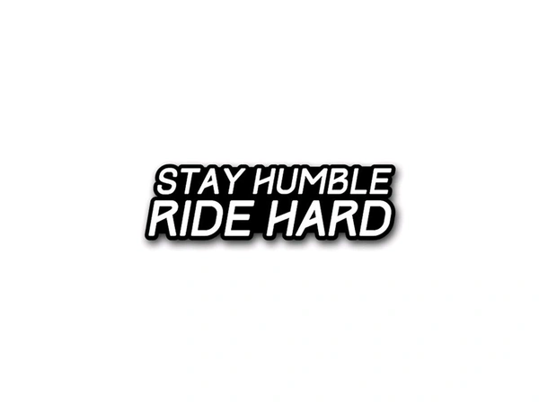 Sticker (Stay Humble Ride Hard)