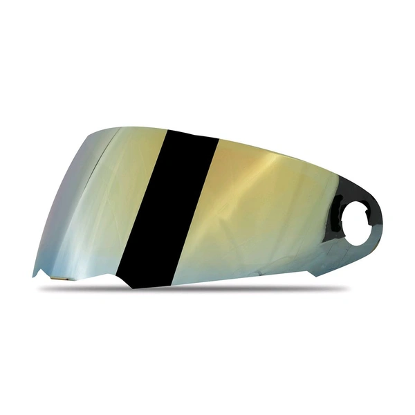 Steelbird Helmet Visor Compatible for All SBA-7 & SBA-8 Model Helmets (Chrome Gold Visor)