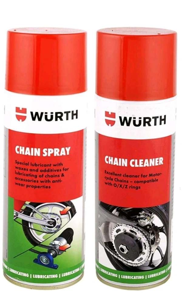 Wuerth Chain Cleaner & Chain Lube Combo – 100 ml Each
