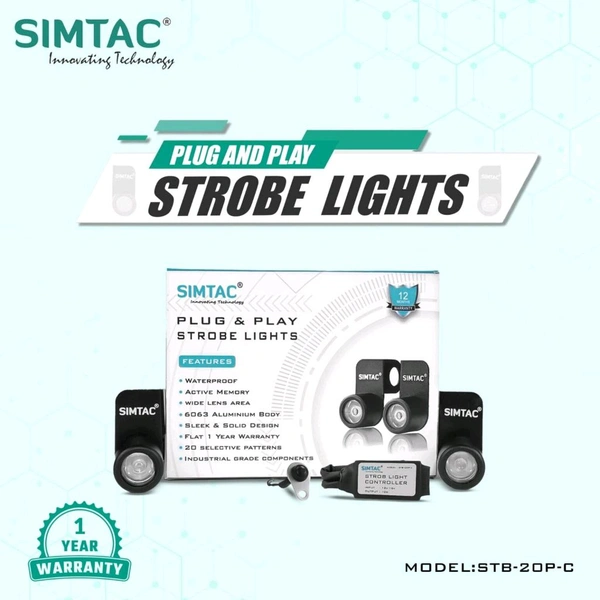 Simtac Strobe Lights Kit | For Bikes | STB
