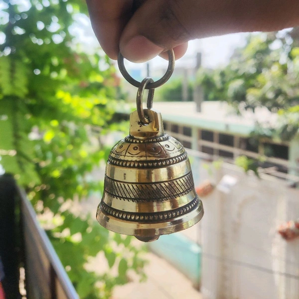 Antique Brass Holy Guardian Bell for Motorcycle & Cars