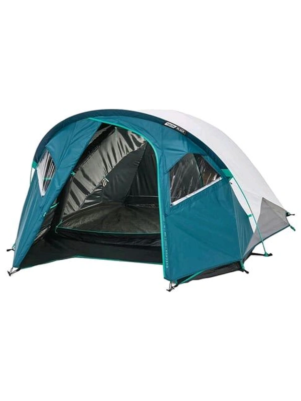 Quechua Camping tent MH100 XL - 3-P - Blue & Black