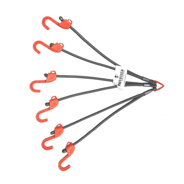 Hexapod Bungee Tie-down System - 32" / 80cms - Grey + Orange