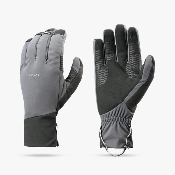 SIMOND Adults Winter & Windproof Tactile Trekking Gloves, MT900 - GREY 