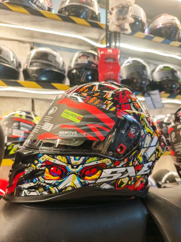 Steelbird SBH-61 SXE with AFS Edition SP1 Glossy Black With Red