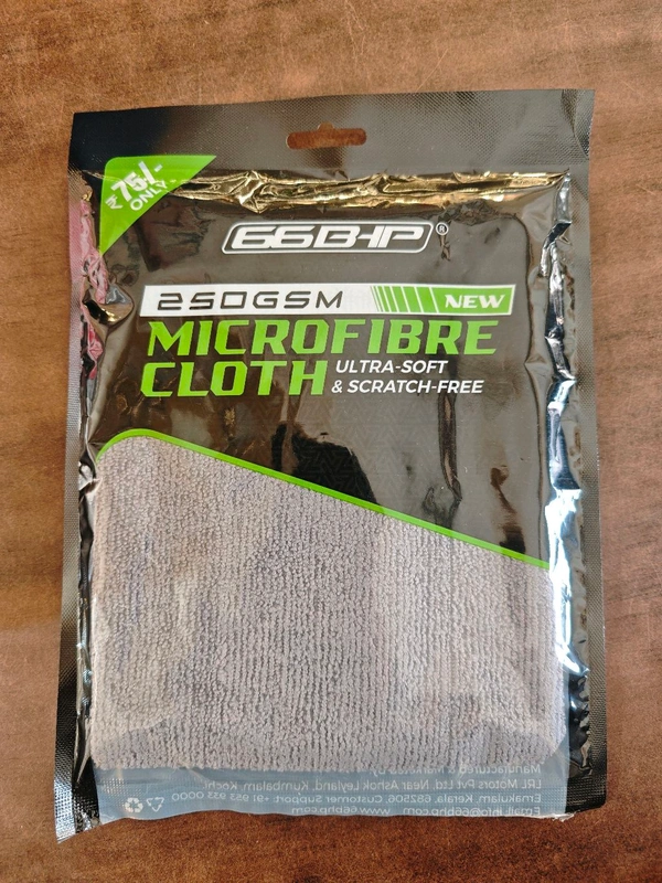 66BHP Premium 250 GSM Microfiber Cloth – Ultra Soft & High Absorbency