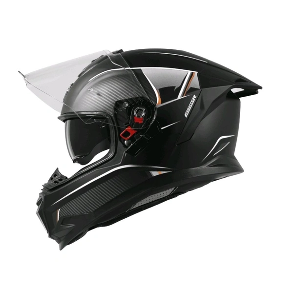 Steelbird SBH-57 ISS Fighter Glossy Black With White