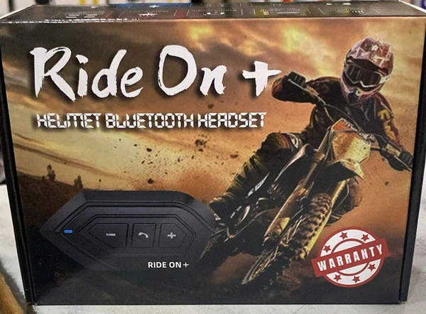 Ride On Plus Helmet Bluetooth Headset with Type C connector