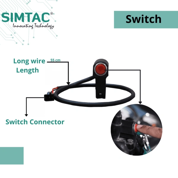 Simtac with switch hazard flasher for yamaha R15 V4 (YMHV4-WS6) Simtac with switch hazard flasher for yamaha R15 V4 (YMHV4-WS6)