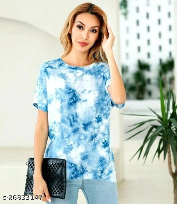 Comfy Feminine Women Tops & - Blue, S