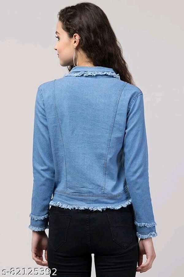WOMEN DENIM JACKET RAF LOOK LIGHT BLUE - Sky Blue, S-28