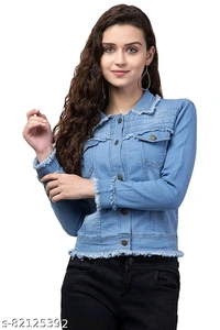 WOMEN DENIM JACKET RAF LOOK LIGHT BLUE - Sky Blue, S-28