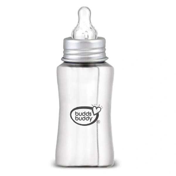 Budds Buddy Stella  Stainless Steel Feeding Bottle 180 ml