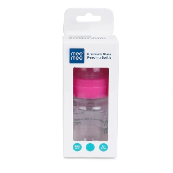 Mee Mee Premium Glass Feeding Bottle - 60ml