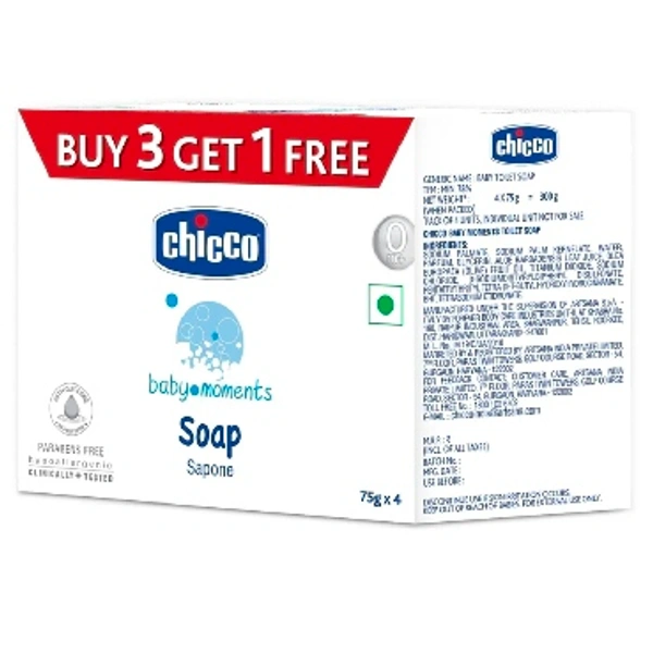 Chicco Baby Moments Soap Pack - 4