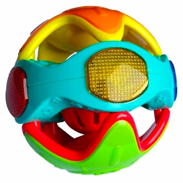 Ball Music With Light & Rattle - Multicolor