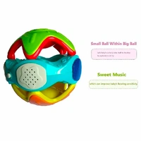 Ball Music With Light & Rattle - Multicolor