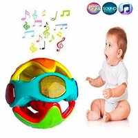 Ball Music With Light & Rattle - Multicolor