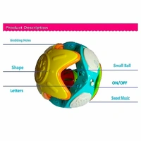 Ball Music With Light & Rattle - Multicolor