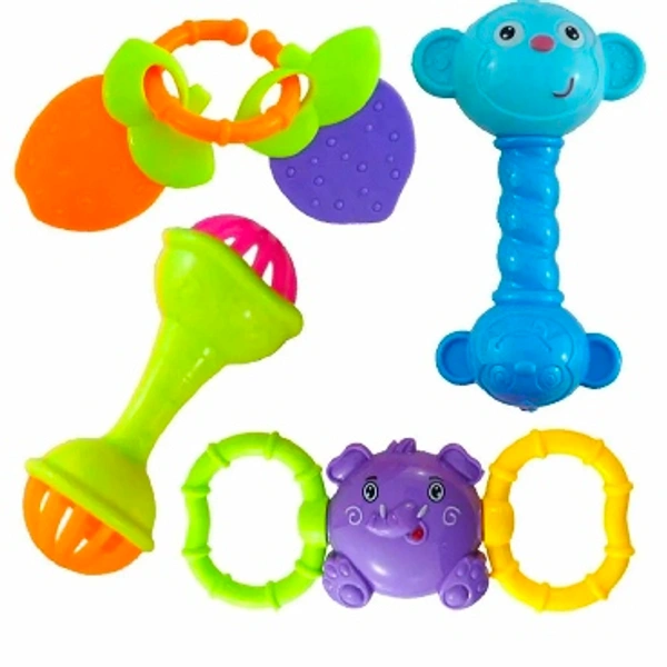 Ball Rattles Set Pack Of 8 Pcs