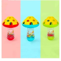 Mushroom Shaped Rattle - Multicolor