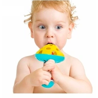 Mushroom Shaped Rattle - Multicolor