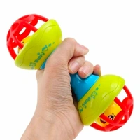 Dumbell Rattle Toy Single Set - Multicolor
