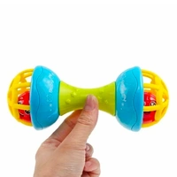 Dumbell Rattle Toy Single Set - Multicolor