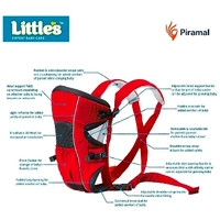 Little's Deluxe Baby Carrier 2 In1 - Red