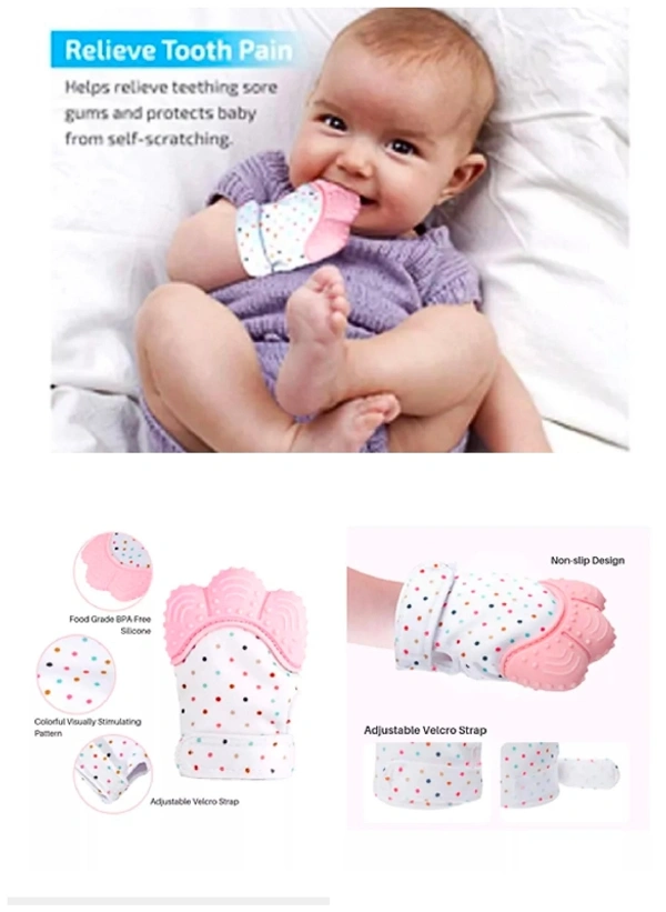 Silicone Teether Mitten Glove