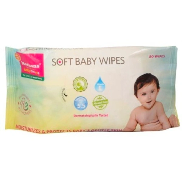 Morisons Soft Baby Wipes 72- Pieces