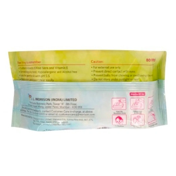 Morisons Soft Baby Wipes 72- Pieces