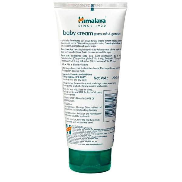 Himalaya Harbal Baby Cream  - 200 ml