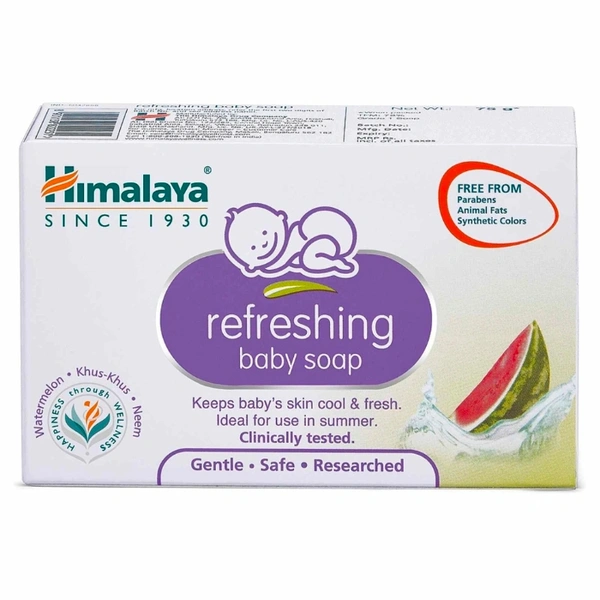 Himalaya Harbal Refreshing Baby Soap - 75 gm