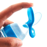 Squeezy Silicone Food Feeder Bottle - blue