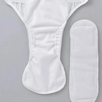 Paw Paw Reusable Diaper With Insert Walrus Print - Medium, Sky Blue