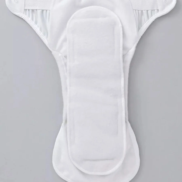 Paw Paw Reusable Diaper With Insert Walrus Print - Pink, Large