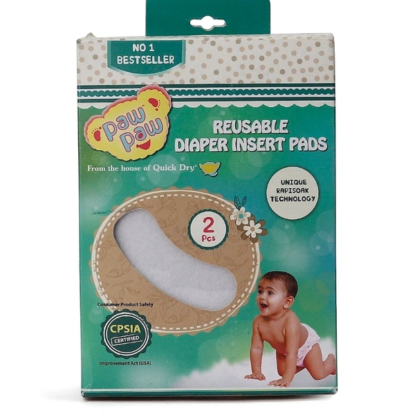 Paw Paw Diaper Inserts - 2 Pad