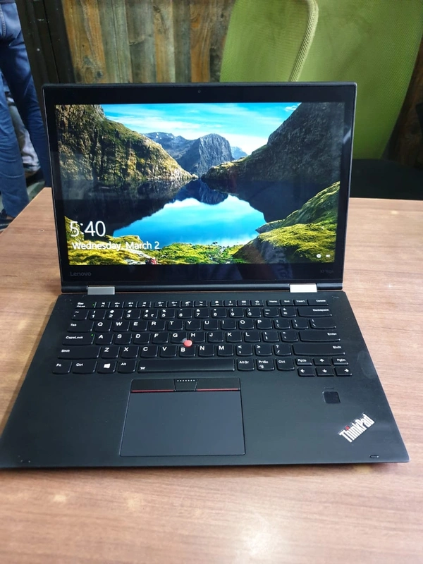 *💻Lenovo X1 Yoga Slim 360 degree Rotation foldable *Tablet*  A++ Condition Laptop 💻*✅ 14" inch Paper HD LED  *Touch* Screen➡️ Intel Core *i7-7600U @2.80GHZ-7th* Generation Processor📼 *16* GB DDR4 RAM📼 *512* GB M.2 NVME HDD Storage🔊 Speaker High🎧 Headphones Port📶 Wi-Fi📸 HD Camera *➡️ Intel HD Graphics 620* ➡️ *Keyboard  IN-OUT Backlight* 🔋 2 Hours Plus battery  - Black, 14.0 Inches