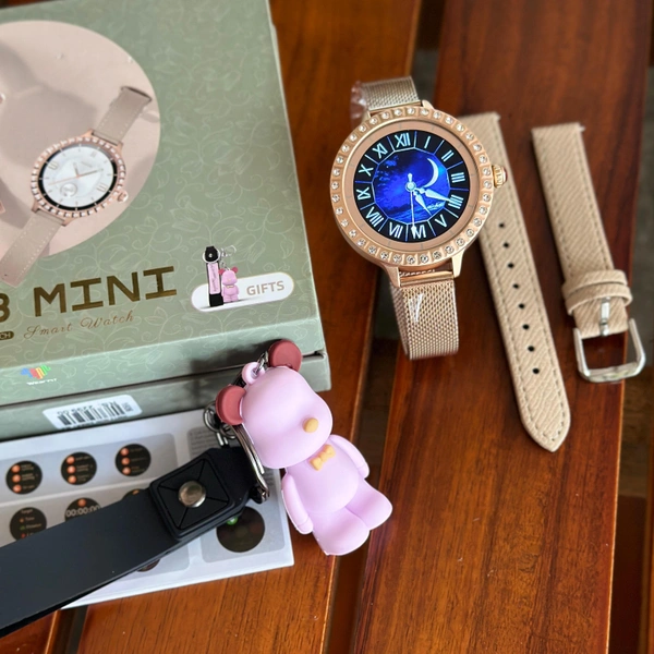 Wearfit HW13 Mini Soprt Smartwatch, Bluetooth Calling Support, Always On Display, Premium Box Packing With 2 Premium Straps And Premium Keychain