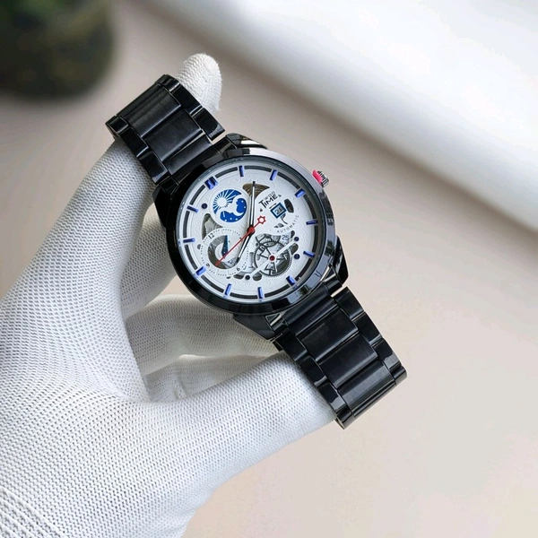 WooTime Analog Quartz Movement Watch With High Quality Strap Best finishing Body & Case