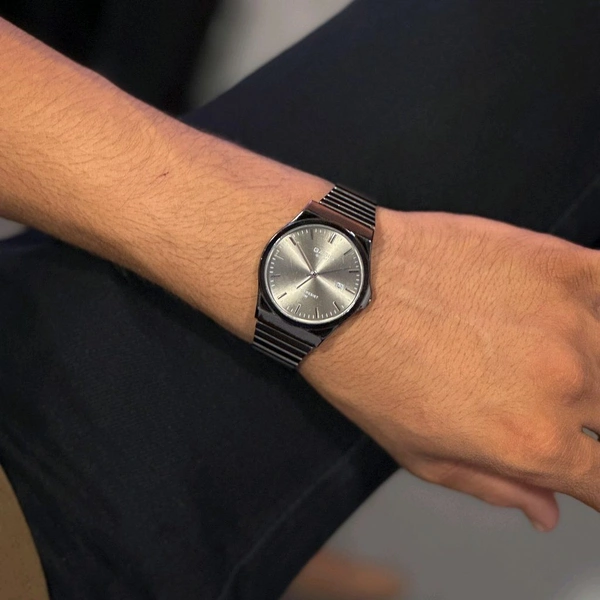 Most Demanded Gasiq Quartz Movement Watch With High Quality Strap Best finishing Body & Case