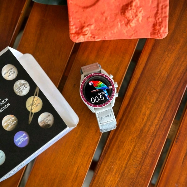  OMG Smart Watch Sport Multi Colors Reltek 8763E Chip Round Oled Amoled 1.28" Moon Moonwatch Smartwatch OMG Watch