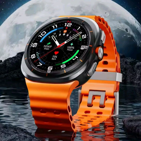 New Sk7 Ultra Smartwatch With Amoled Screen, Activity & Fitness Tracker, Long Battery Backup, Magnetic Charging, Sports Modes - Perfect for Personal Use and Birthday Gifts