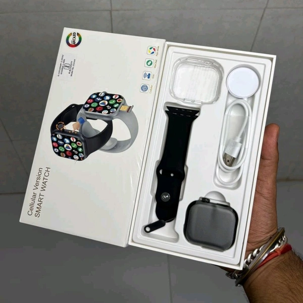 CD20 Android SmartWatch | Pure AMOLED Curved Display | Mini Smartphone Smartwatch| 8GB RAM + 128GB Storage | Magnetic Charger