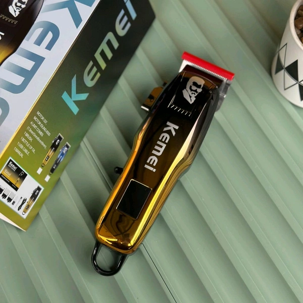 Kemei KM-730A Professional Hair Clipper – Gold Edition
