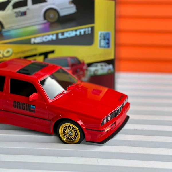 Remote Control Car 2.4GHZ High Speed Racing Car with Drift Tires, Roadblocks And LED Headlights Dual Batteries Best Birthday Gift, Holiday Gift