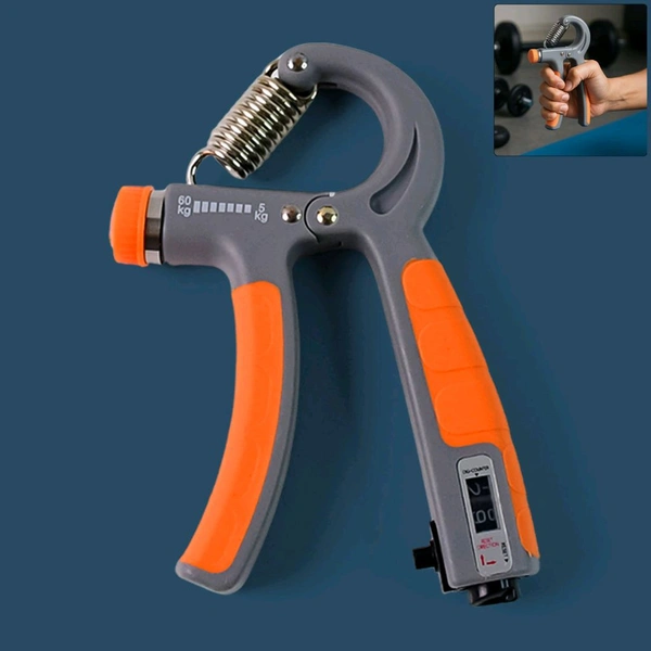 5kg–60kg Adjustable Hand Grip Strengthener with Counter – Forearm Exerciser for Finger, Wrist & Hand Strength Training, Stress Relief, Rehabilitation & Fitness Workout Equipment