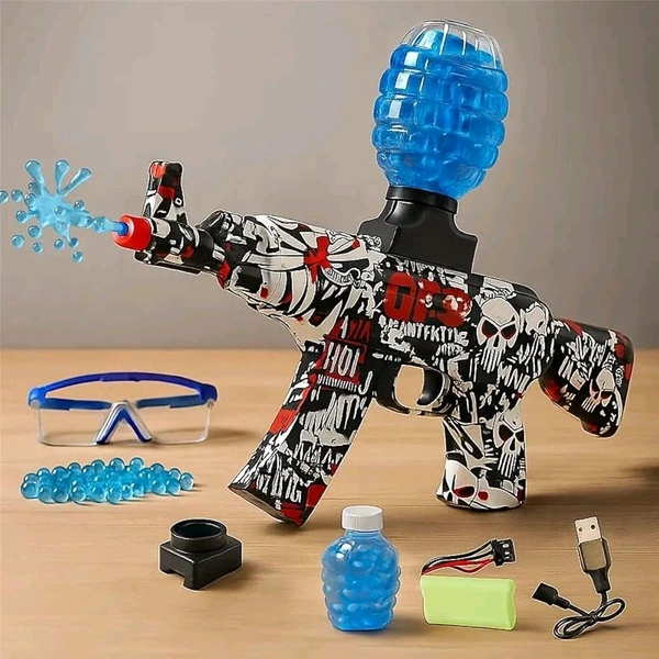 Electric Water Gel Blaster Gun, Multicolor Gel Toy Gun, Water Jelly Shooter, Outdoor Fun Toy, Safe & Exciting Electric Gun For Everyone 